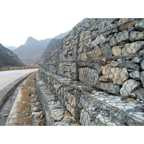 Gabion Mesh Fence Low price PVC coated Galvanized gabion box basket Supplier